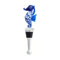 Ls Arts Inc LS Arts BS-506 Bottle Stopper - Seahorse Blue BS-506